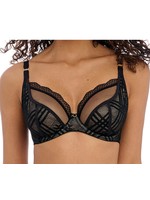 Freya Deco Black Moulded Strapless Bra – Chayil D Plus Lingerie