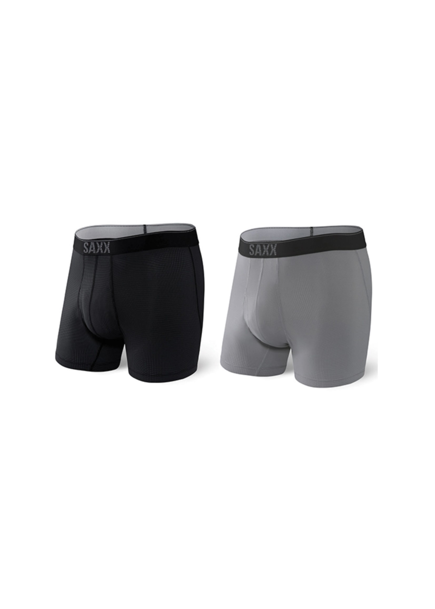 SAXX QUEST QUICK DRY MESH BOXER BRIEF 2PKG