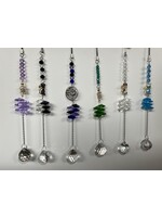 RINGS & TINGS SUNCATCHER WITH LARGE CRYSTAL BALLS VARIOUS STONES/CRYSTALS