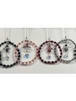 RINGS & TINGS SUNCATCHER ANGEL ORNAMENT VARIOUS STONES/CRYSTALS