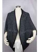 SHALIMAR CHECKED FASHION SHRUG