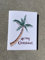 Morgan - Cards Merry Christmas Festive Palm Card - Printed