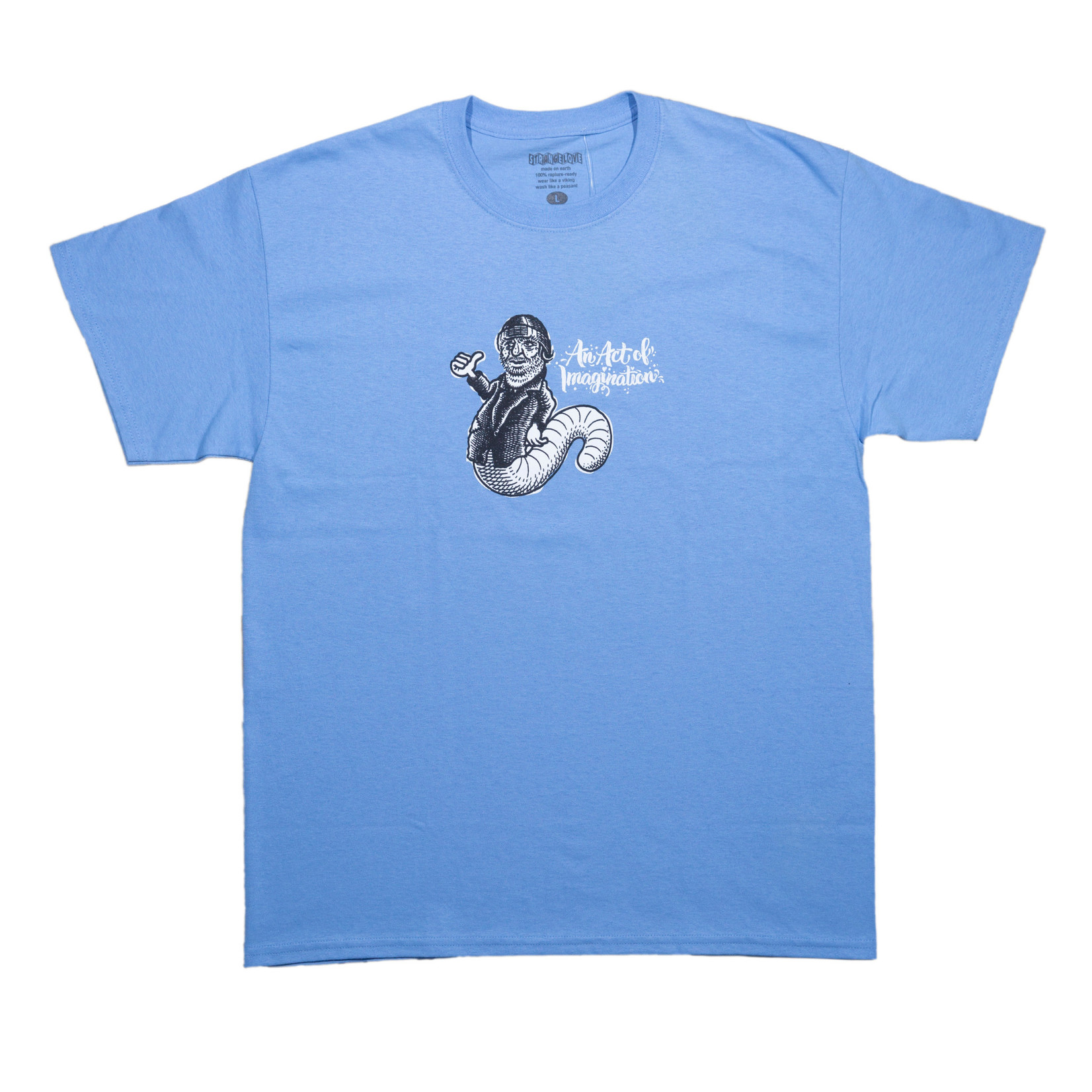 StrangeLove StrangeLove Bukowski Worm T-Shirt (Electric Blue)