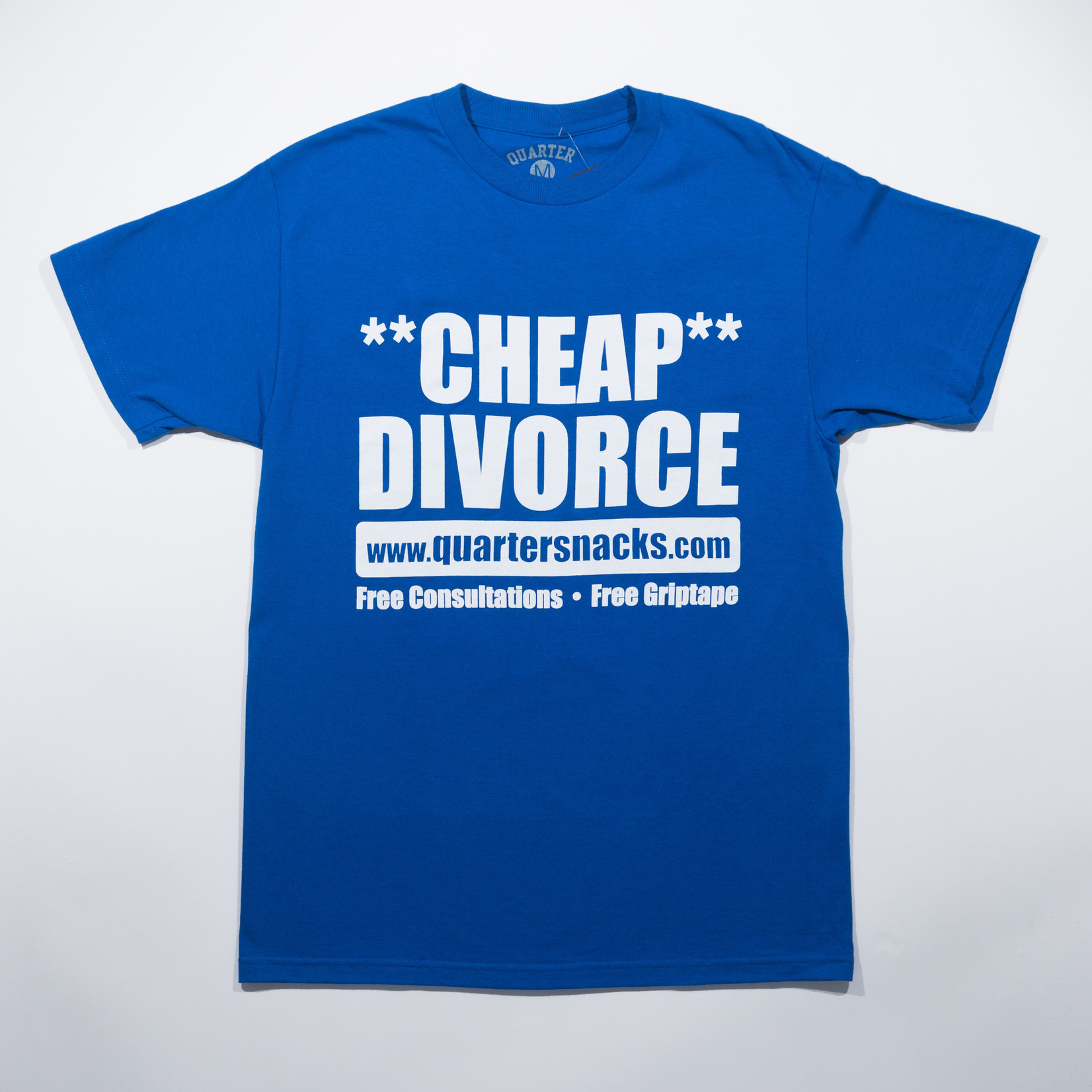 Quartersnacks Quartersnacks Divorce T-Shirt (Royal Blue)