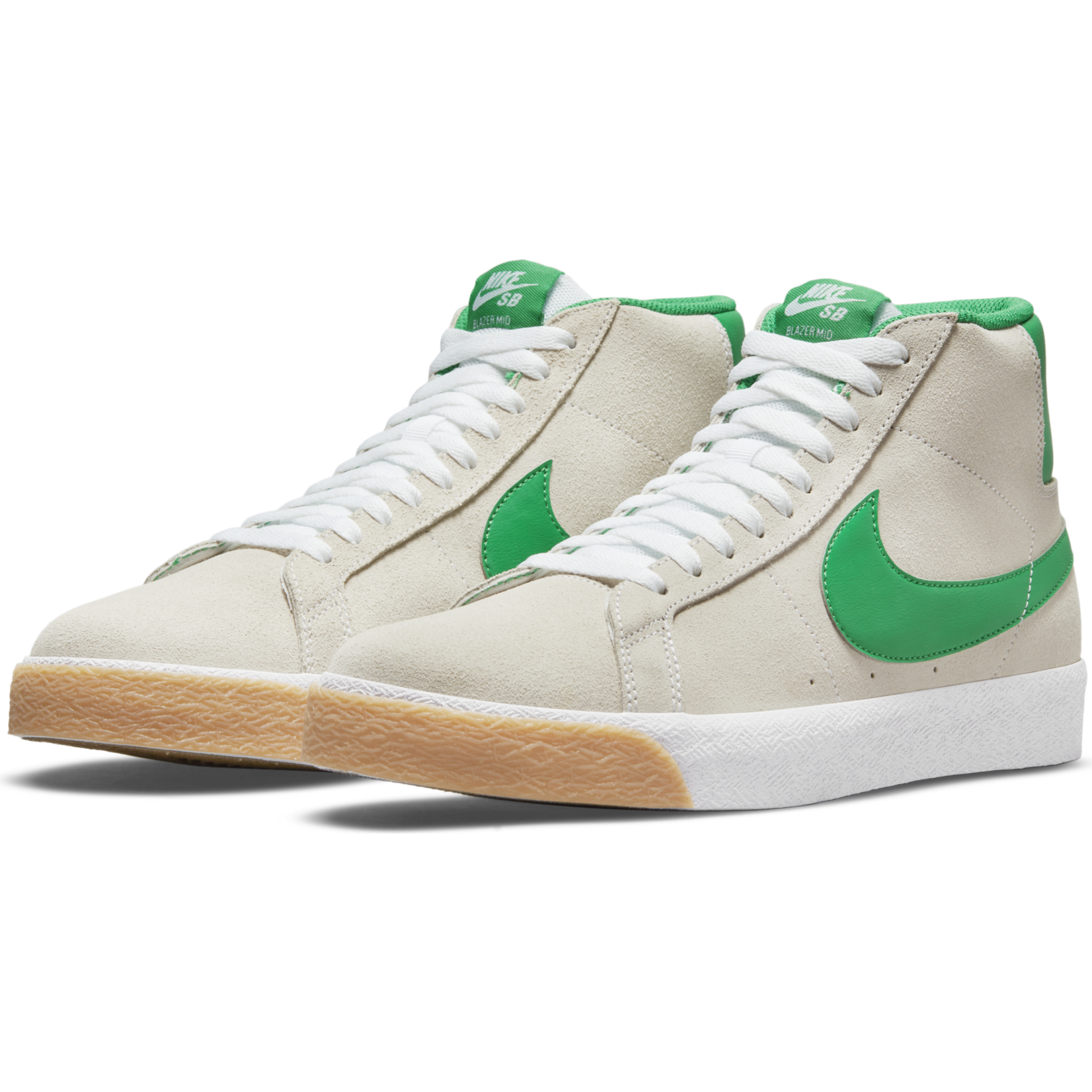 Nike SB Zoom Blazer Mid White/Lucky Green - Post Modern