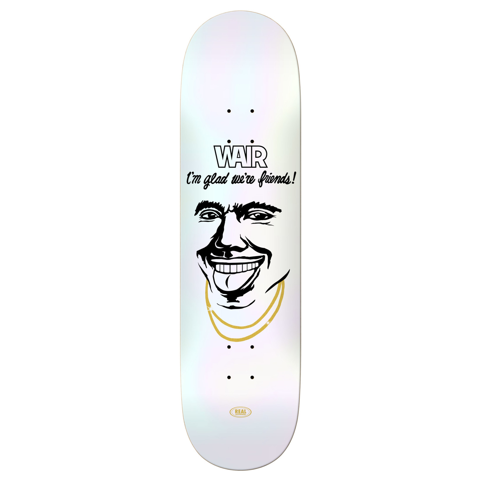 Real Skateboards Real Skateboards Ishod Wair Smile Happy Full SE Deck 8.25