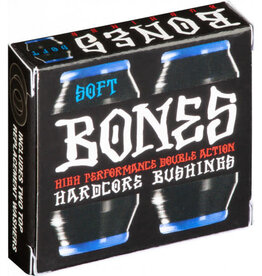 Bones Bones Hardcore 4PC Soft Black/Blue Bushing Kit