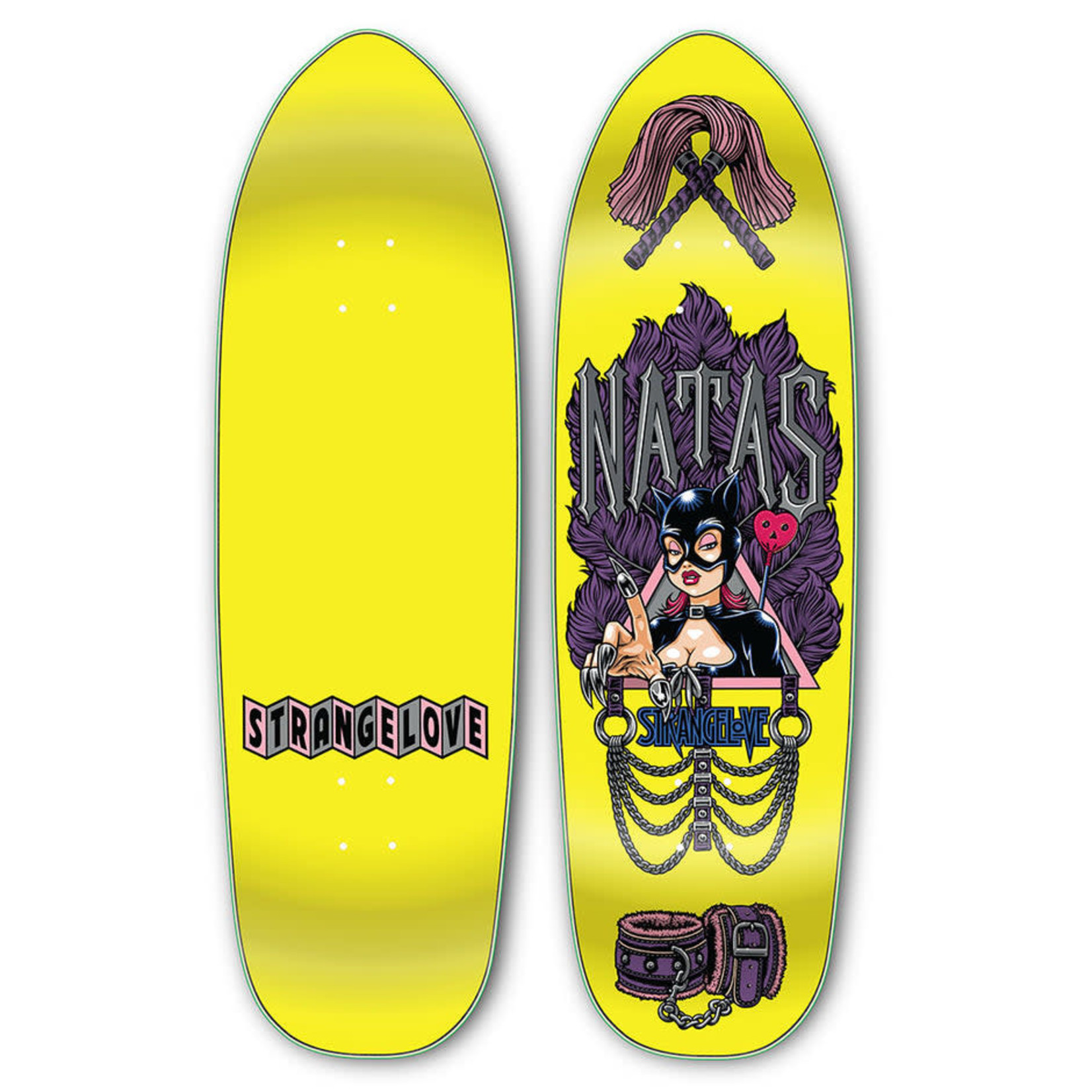 StrangeLove Skateboards StrangeLove Natas Kaupas Deck 10” (Yellow)