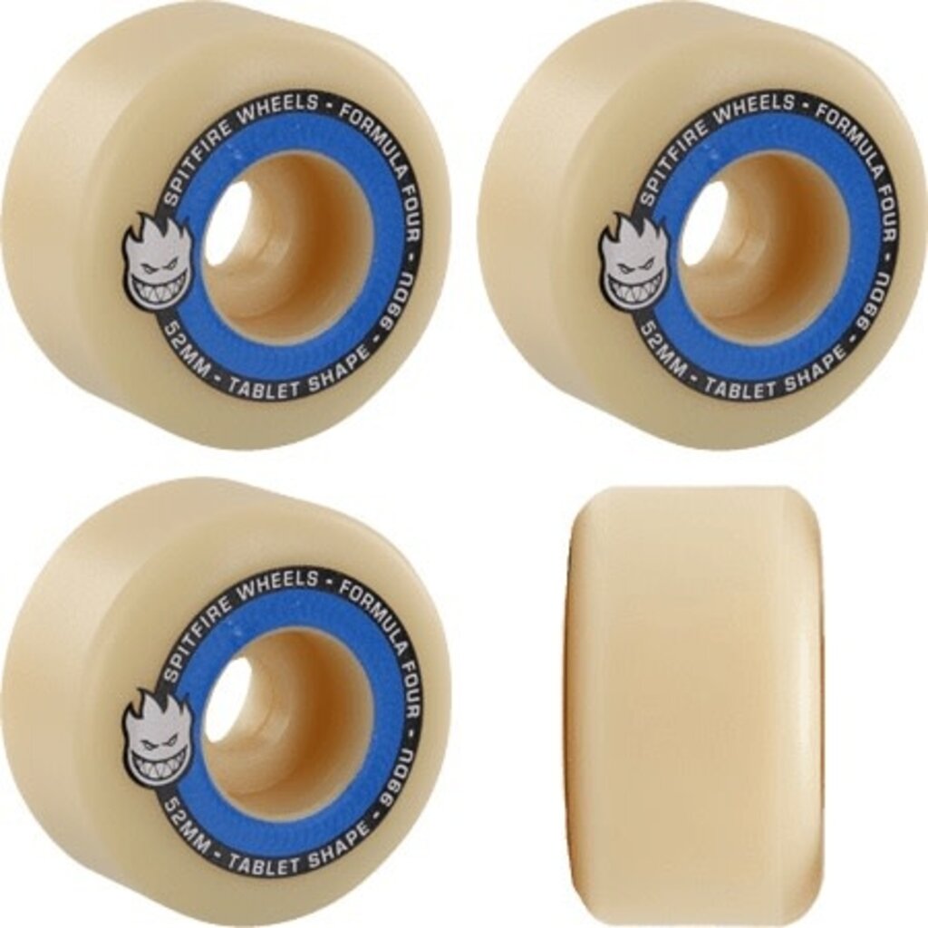 Spitfire Spitfire Formula Four 99 Tablets Natural Wheels 54mm