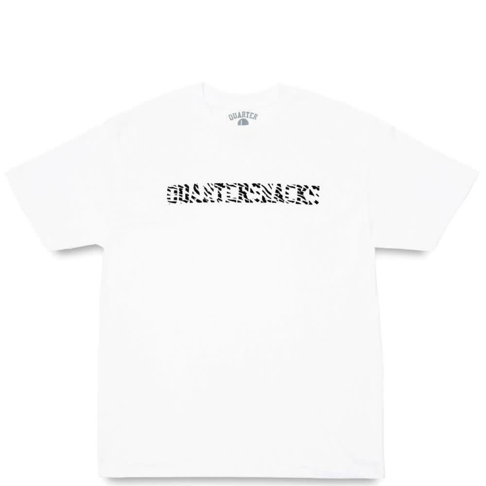 Quartersnacks Quartersnacks Varsity Block Zebra T-Shirt (White)