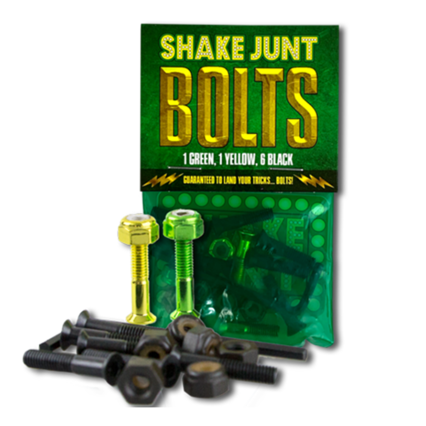 Shake Junt Shake Junt Bag O’ Bolts 1 Green, 1 Yellow  1" Allen