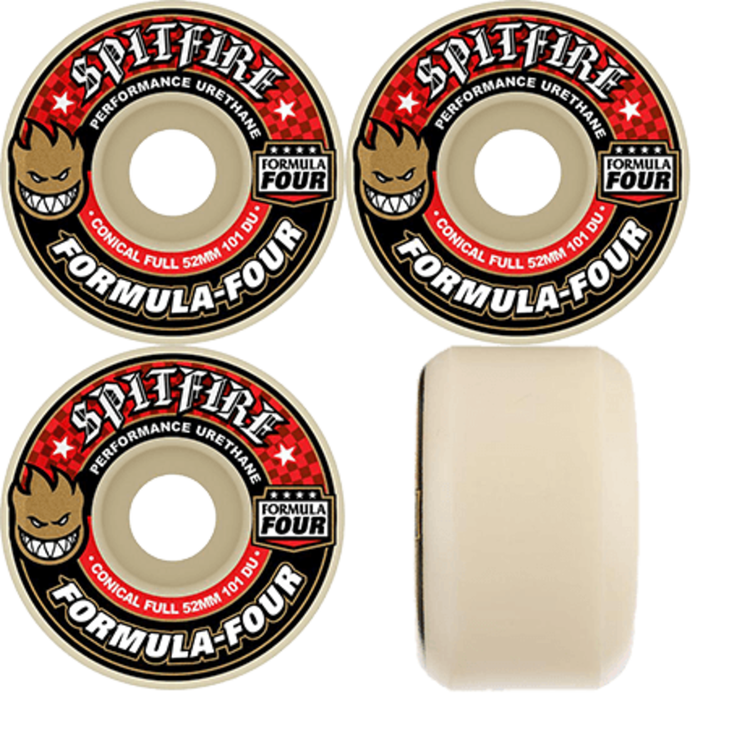 Spitfire Spitfire Formula Four 101 Conical Full Wheels 52mm