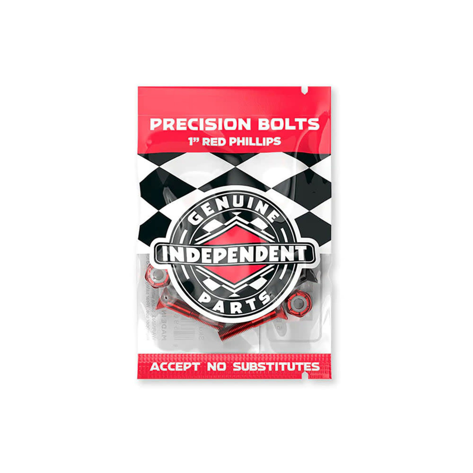 Independent Independent 1” Phillips Hardware Black/Red