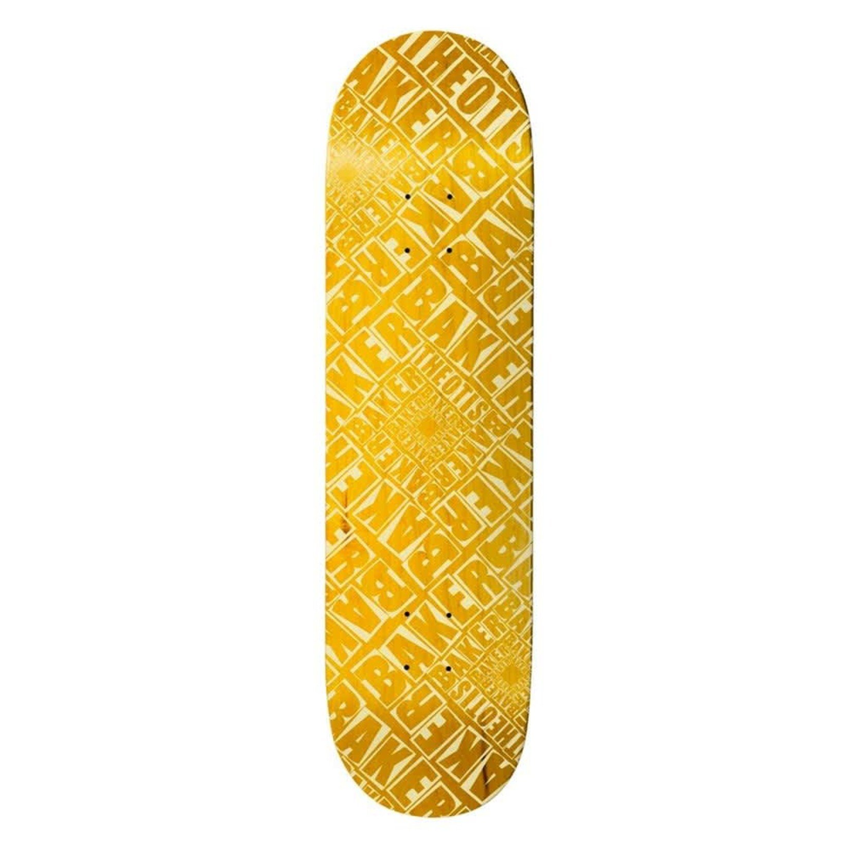 Baker Skateboards Baker TB Labyrinth Yellow Deck 8.475"
