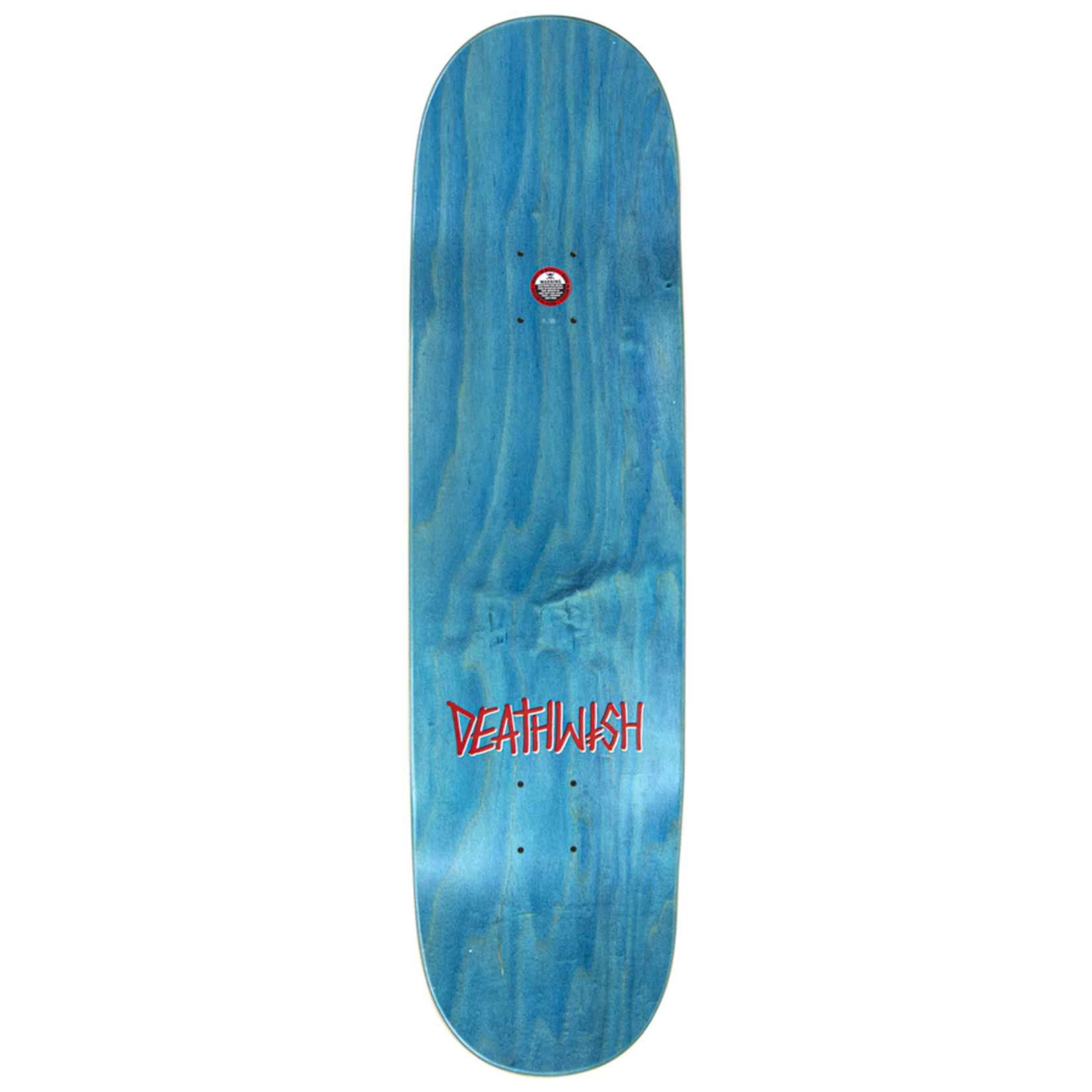 Deathwish Skateboards Deathwish Ellington Black/Gold Foil Credo Deck 8.25"