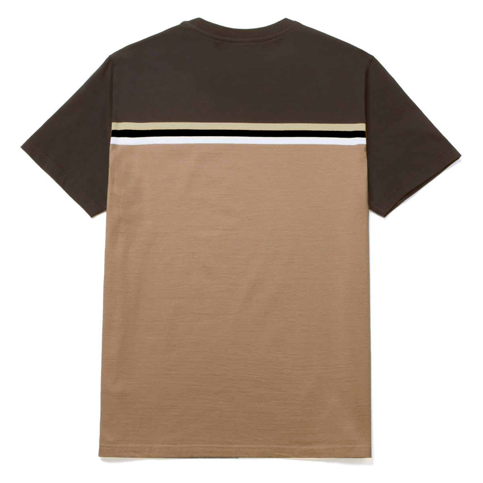 HUF Worldwide HUF Lido Stripe Knit Shirt (Toffee)
