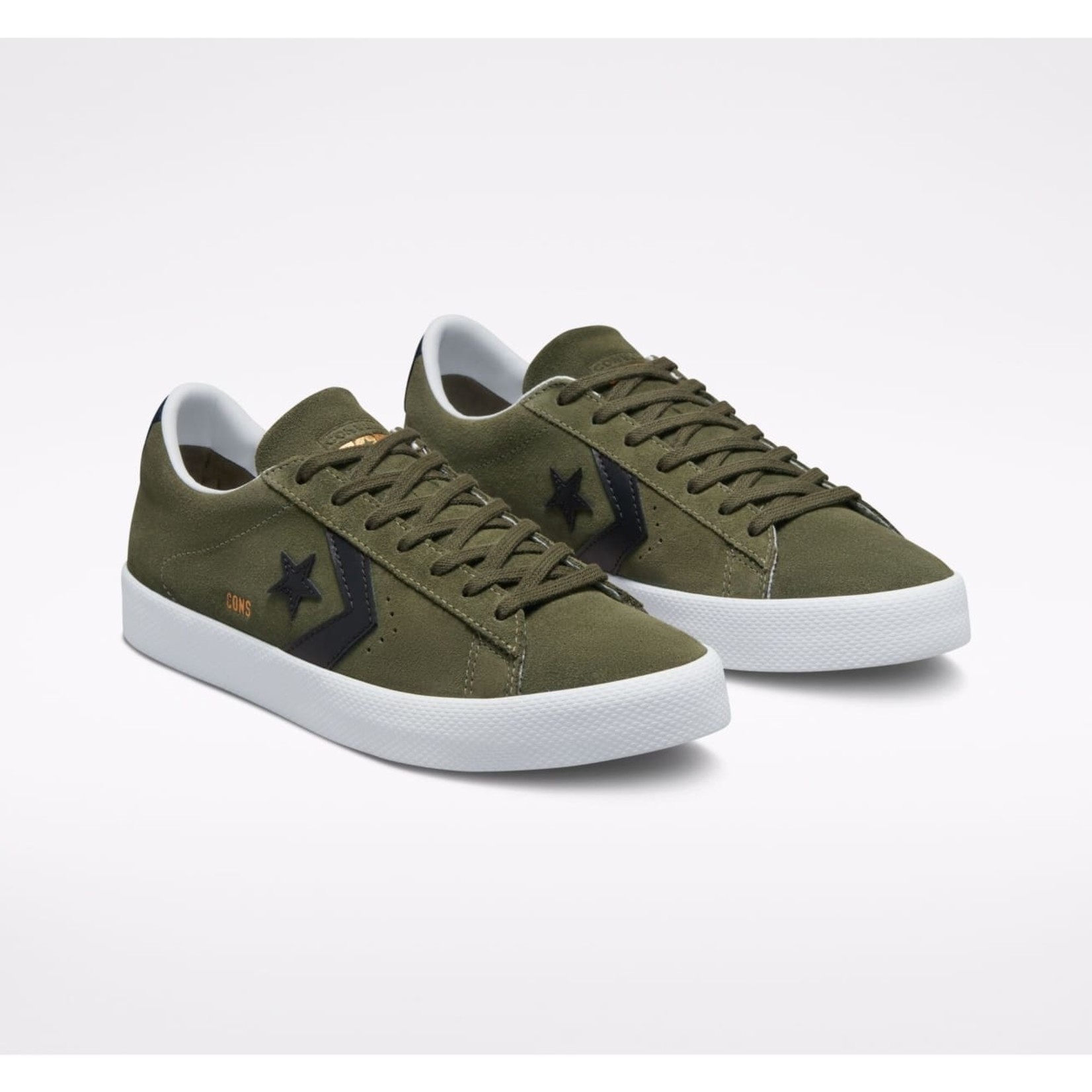 CONS Pro Leather Pro OX (Utility Green/Black/White) - Post Modern Skate Shop