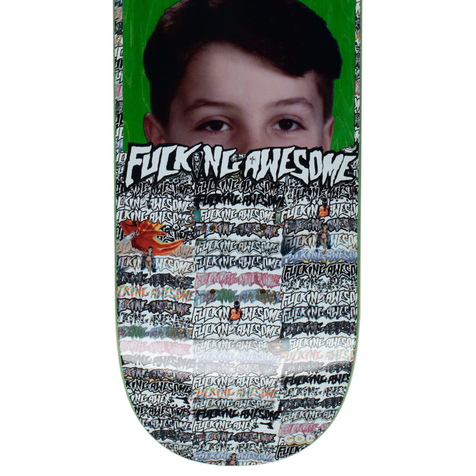 Fucking Awesome Skateboards FA Gino Iannucci Logo Class Photo Deck 8.0”