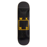 WKND Skateboards WKND Black Logo Deck 8.0” BP