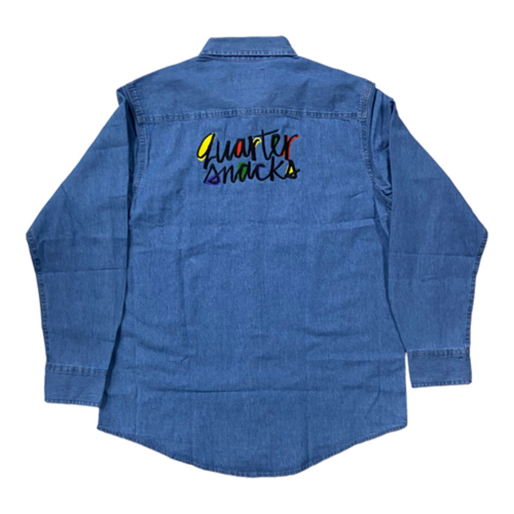 Quartersnacks Quartersnacks Pop Art Embroidered Denim Shirt