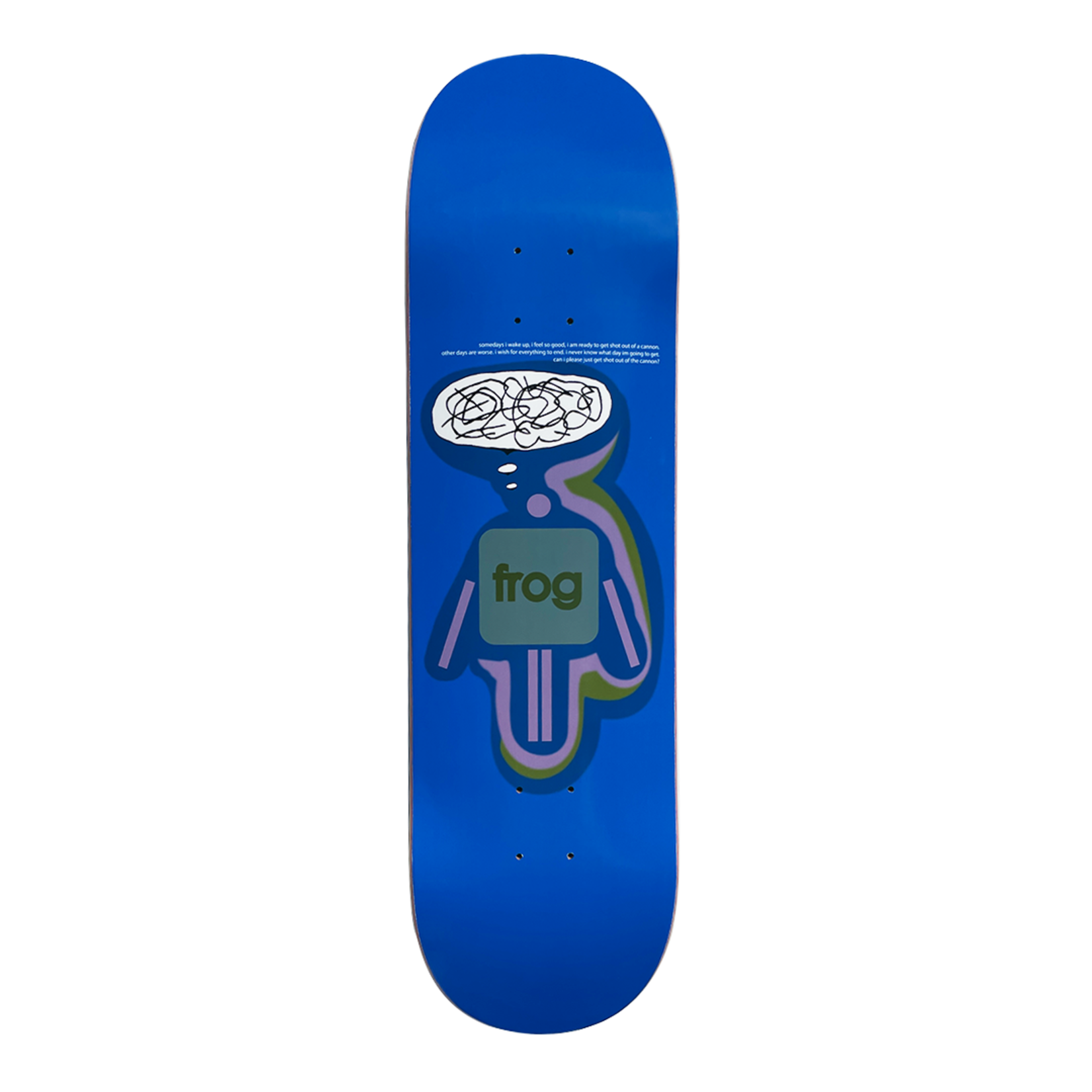 Frog Skateboards Frog Canon Milic Deck (Blue) 8.38”