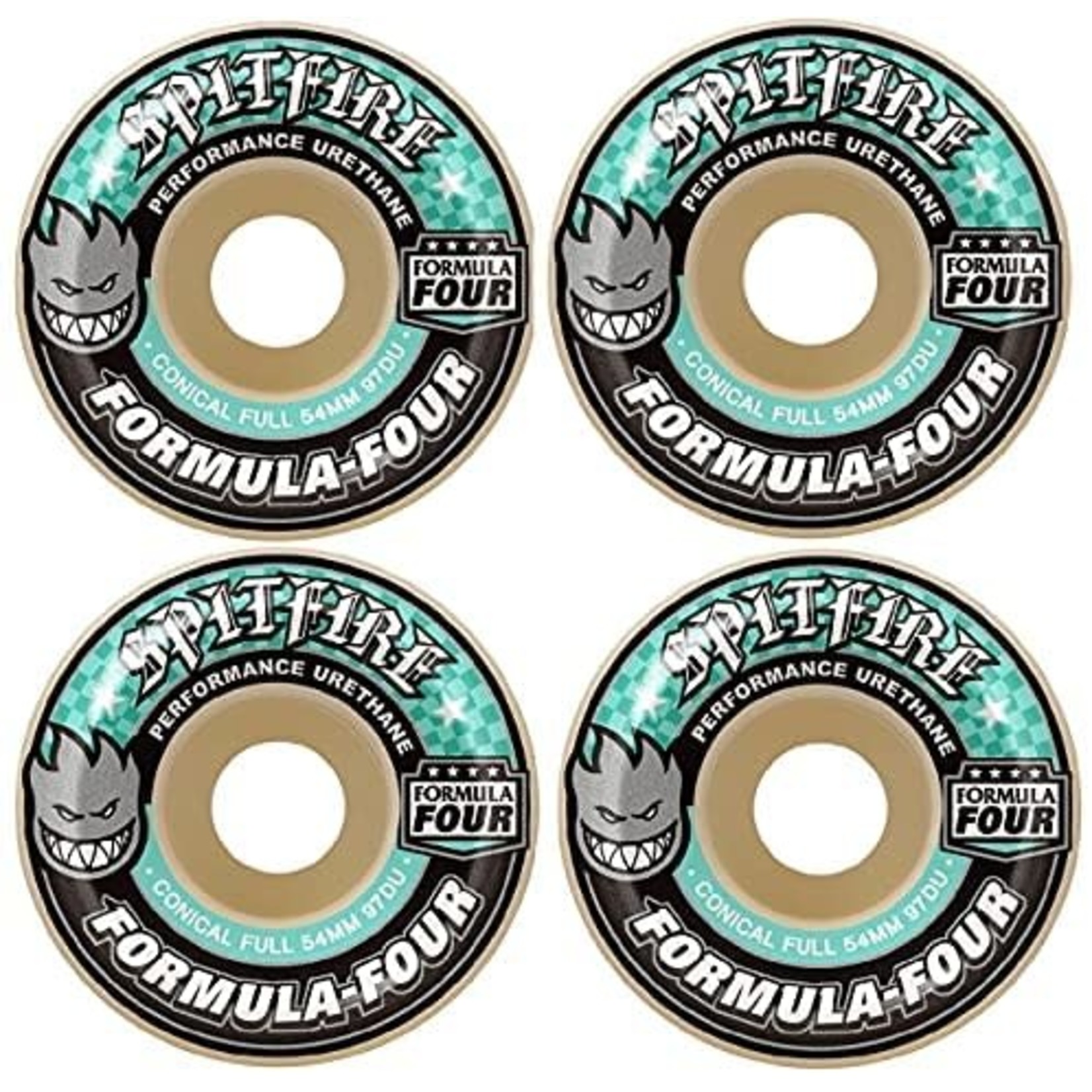 Spitfire Spitfire Formula Four 97 Conical Full Natural Wheels 56mm