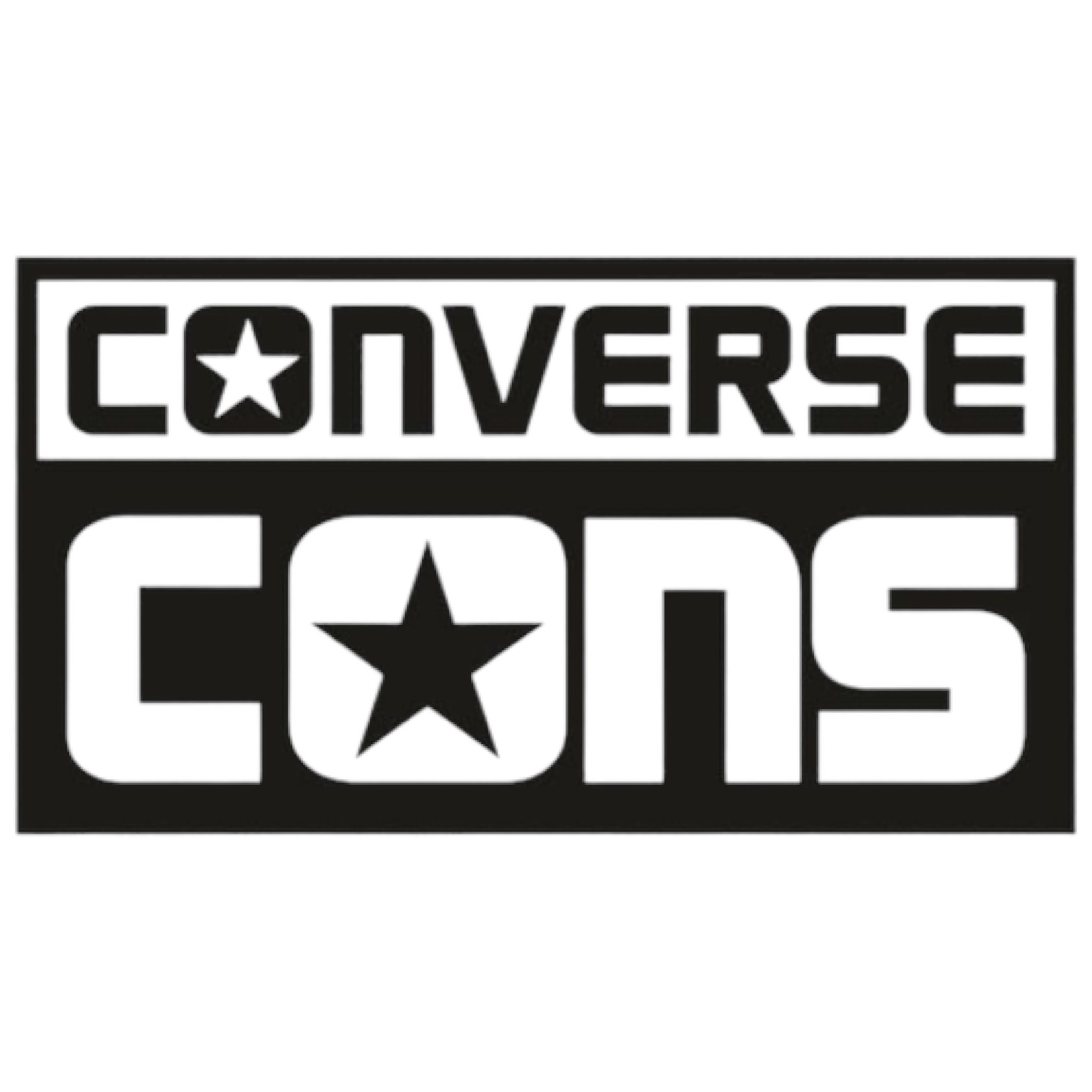 Converse Cons Converse CONS Logo Sticker