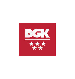 DGK DGK 5 Star Red Logo Sticker