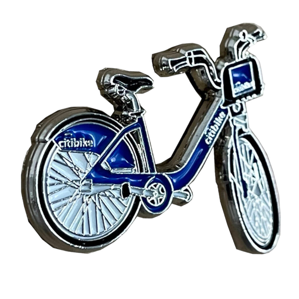 Peels NYC Peels Citi Bike Enamel/Metal Pin