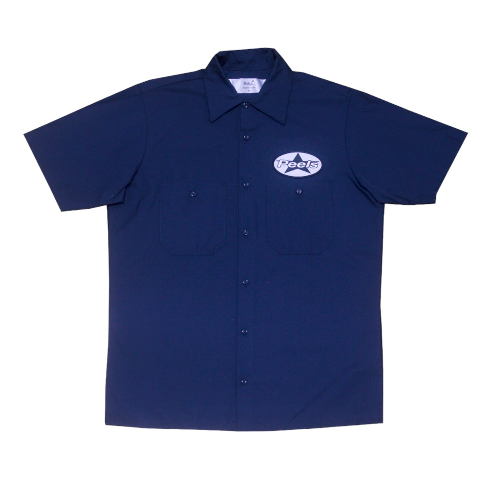 Peels NYC Peels Navy Work Shirt W/Star Patch