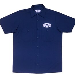 Peels NYC Peels Navy Work Shirt W/Star Patch