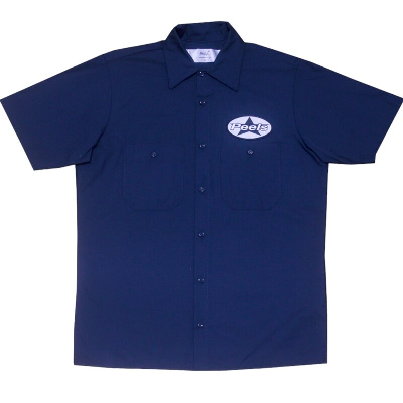 Peels NYC Peels Navy Work Shirt W/Star Patch