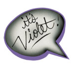 IT'S VIOLET! It's Violet Surprise Sticker