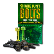 Shake Junt Shake Junt Bag O’ Bolts 1 Green, 1 Yellow 1” Phillips