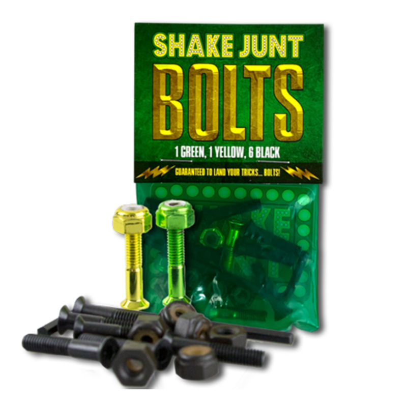 Shake Junt Shake Junt Bag O’ Bolts 1 Green, 1 Yellow 1” Phillips