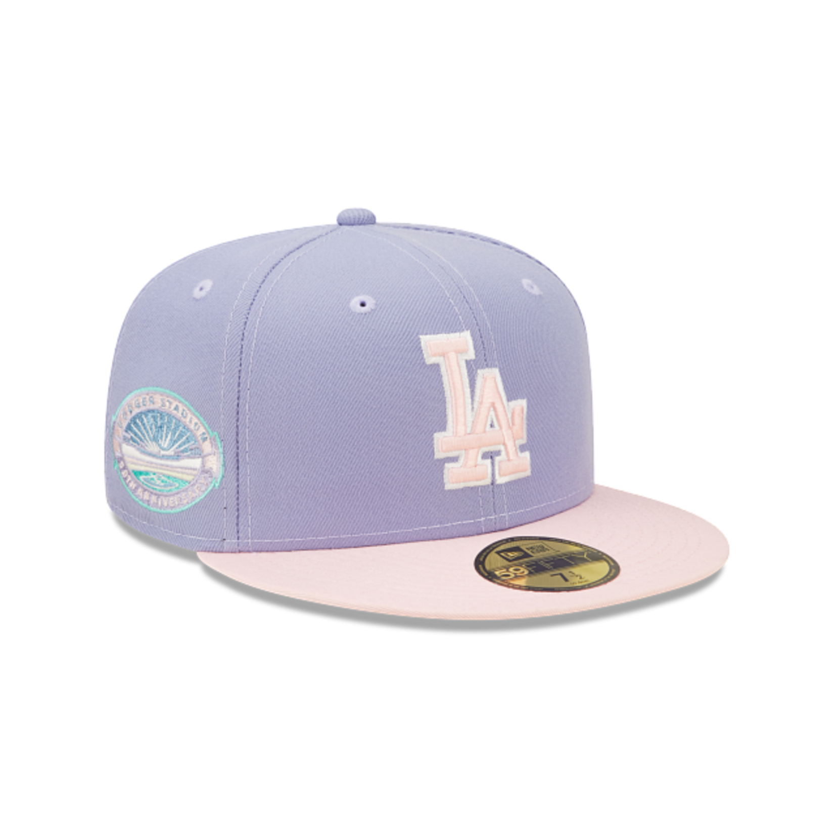 New Era 59Fifty 50th Anniversary LA Dodgers Fitted Cap Lavender - Post  Modern Skate Shop