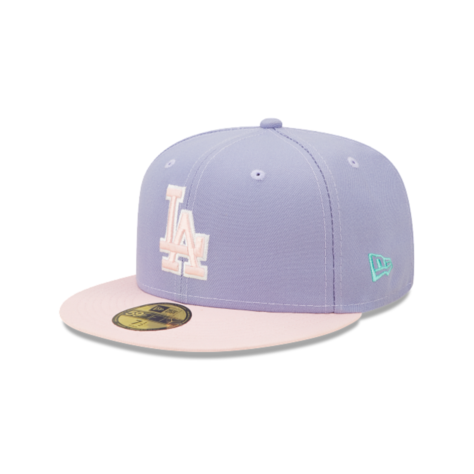 Los Angeles Dodgers Fitted New Era 59Fifty White Logo Cap Hat