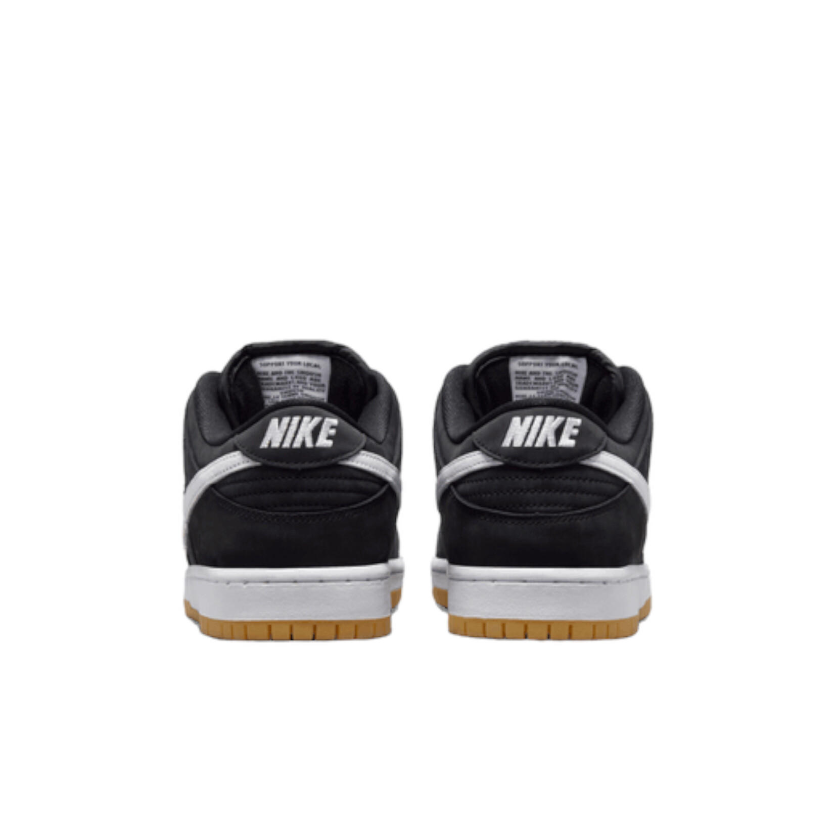 Nike SB Dunk Low Pro ISO Black/Gum - Post Modern Skate Shop