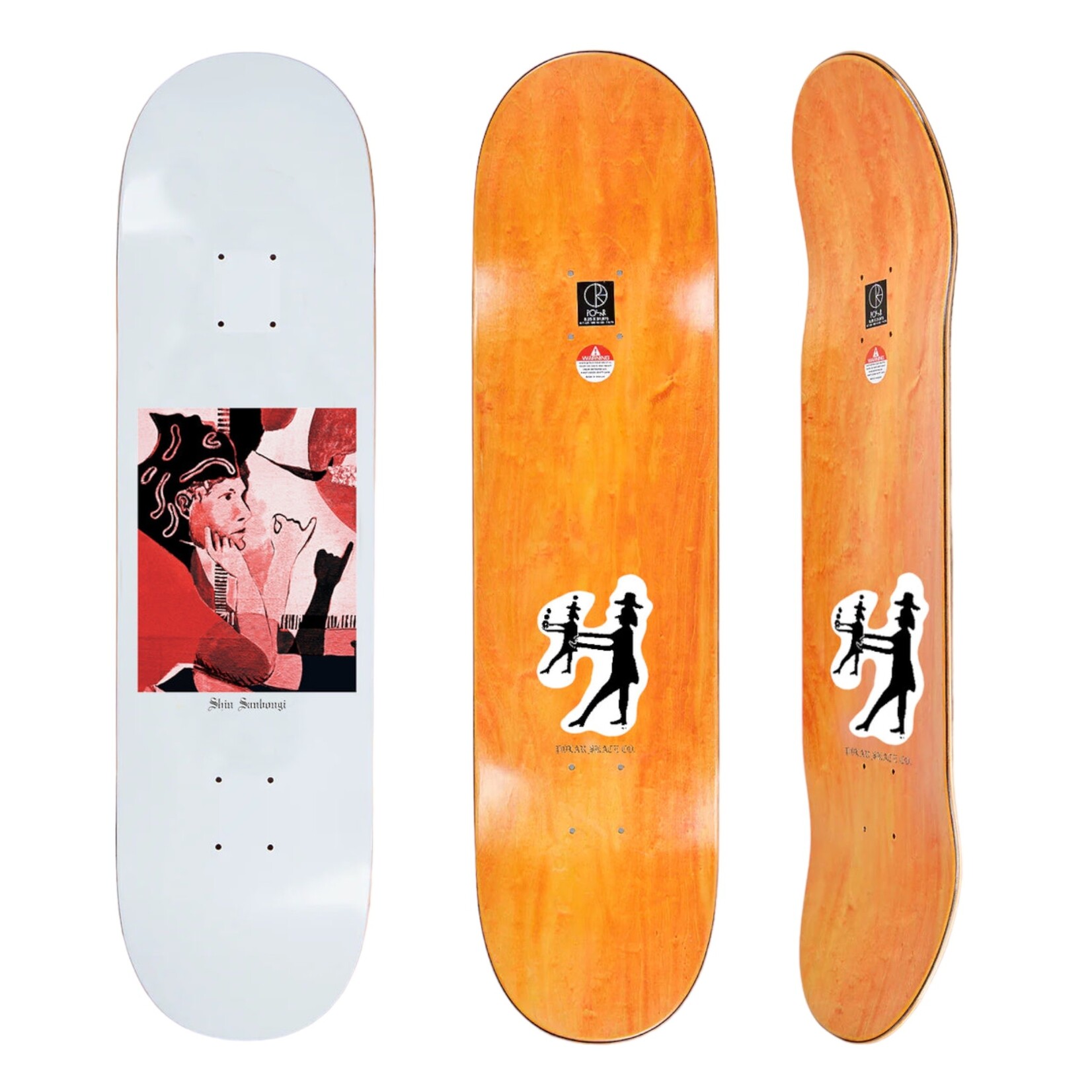 Polar Skate Co. Polar Shin Sanbongi - Contact Deck 8.5”