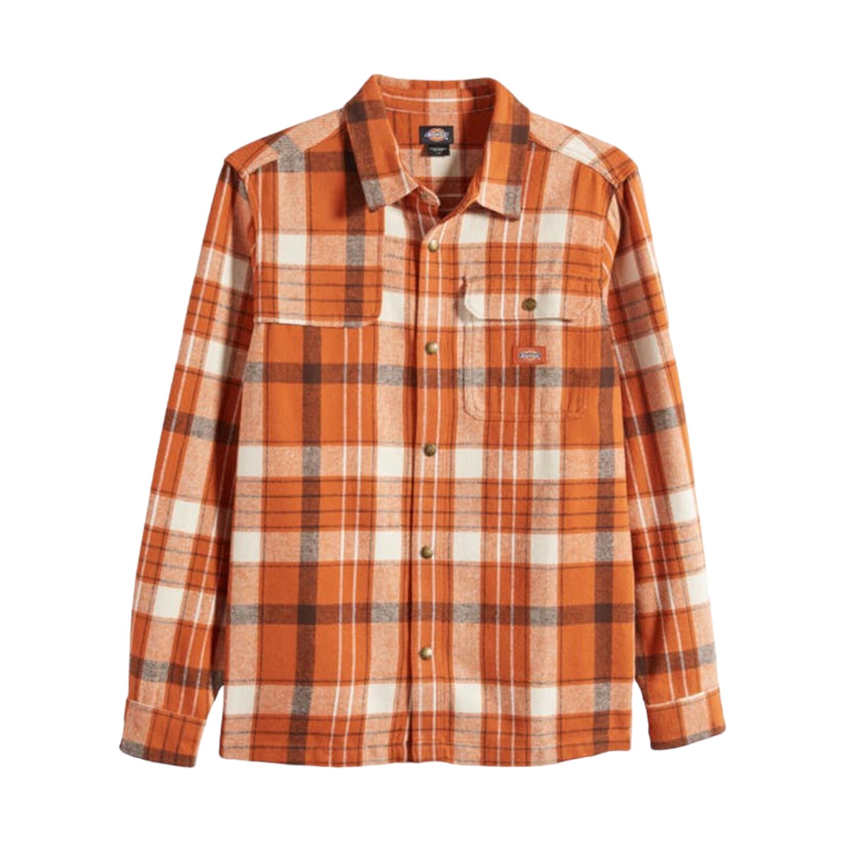 Dickies Dickies Nimmons Plaid L/S Shirt Bombay Brown