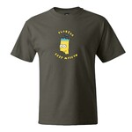 Post Modern Post Modern Bart Tee Dark Chocolate