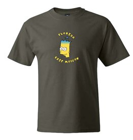 Post Modern Post Modern Bart Tee Dark Chocolate