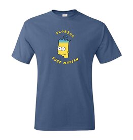 Post Modern Post Modern Bart Tee Denim Blue