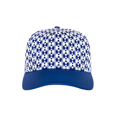 Hardies Hardies Double H Leather Brim Trucker Royal Blue