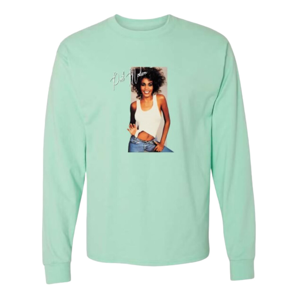 Post Modern Post Modern “Whitney Before Bobby” L/S Tee Clean Mint