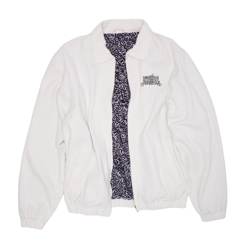 Fucking Awesome F/A Skateboards Harrington Jacket White