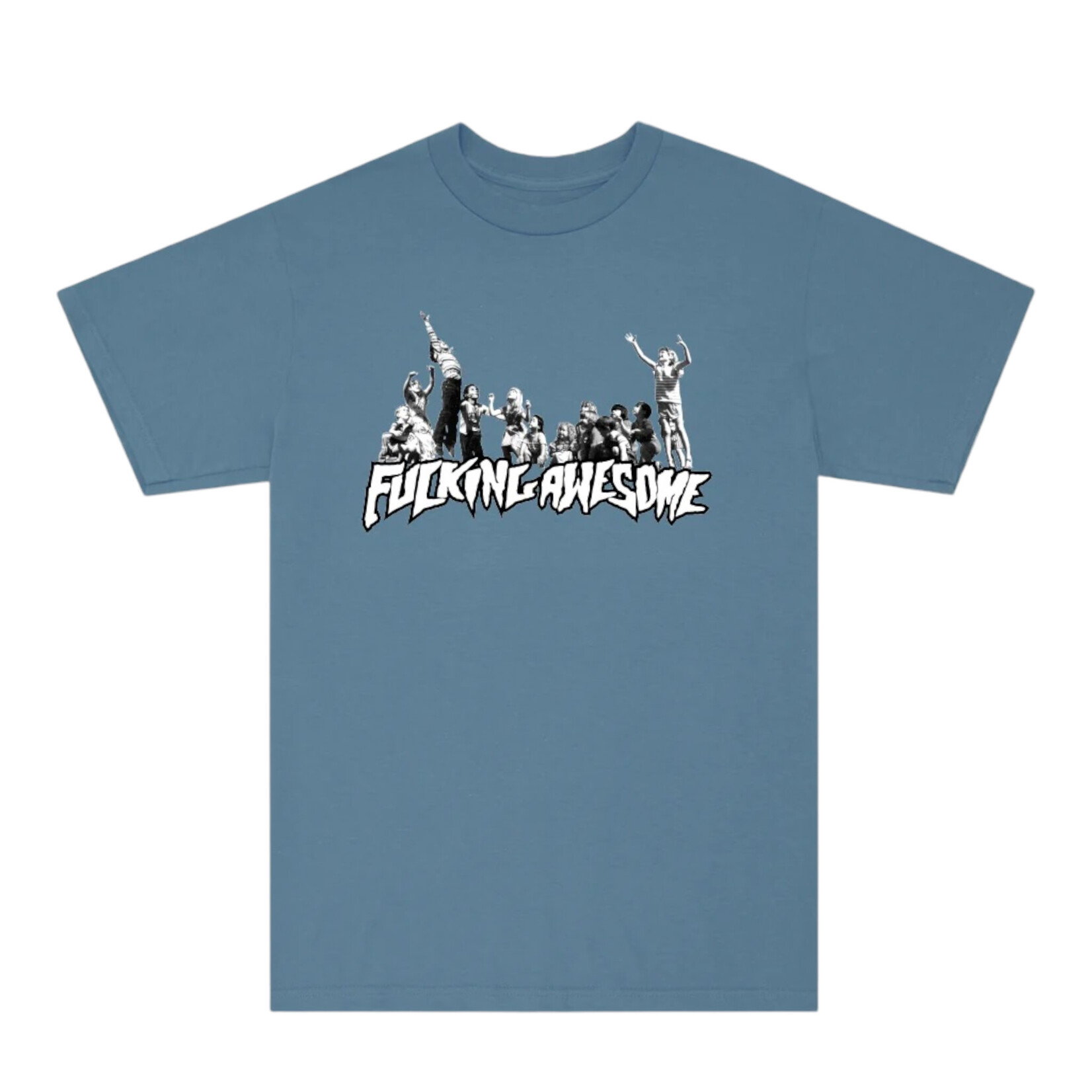 Fucking Awesome FA Hug The Earth Tee Indigo Blue