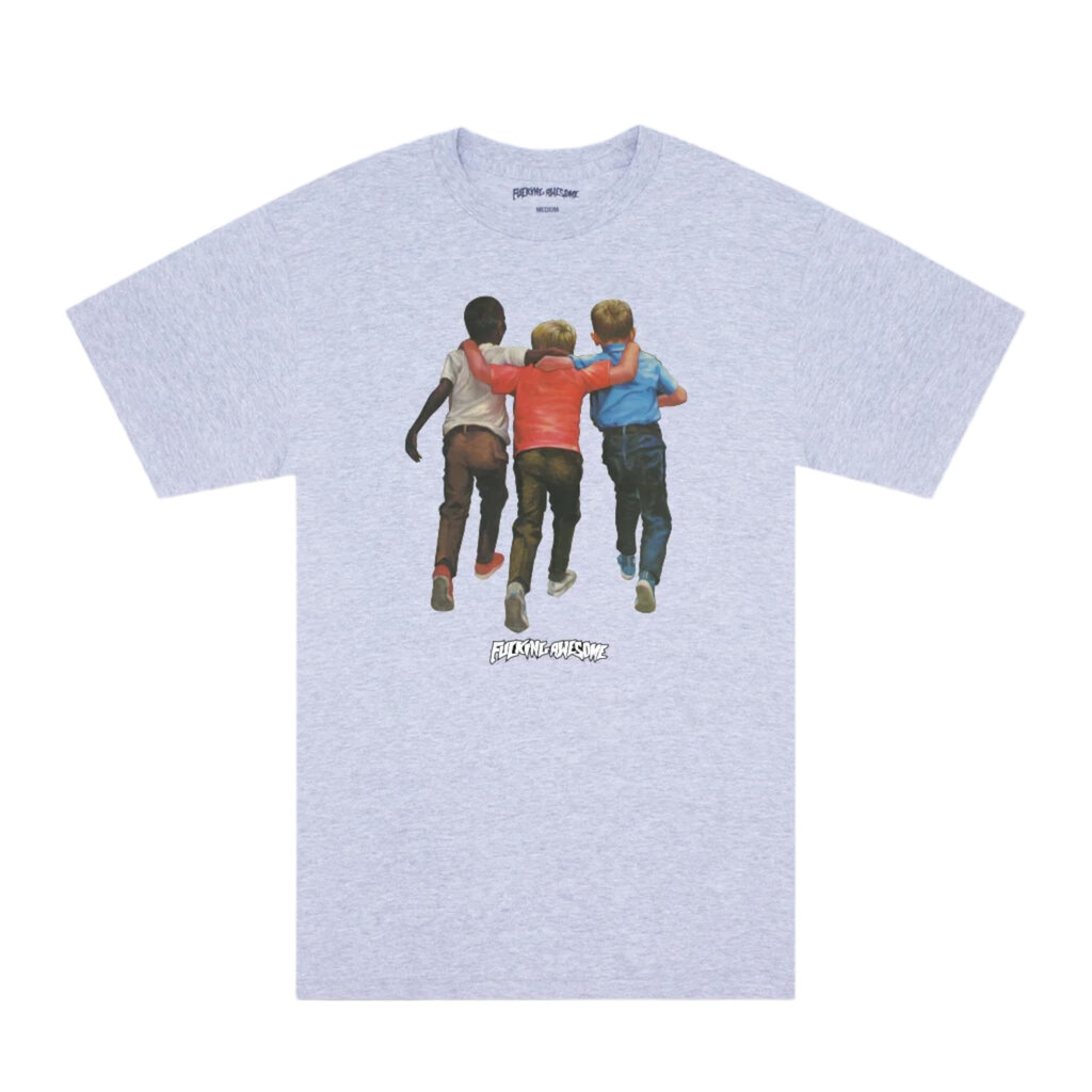 Fucking Awesome FA Kids Are Alright Tee Heather Grey
