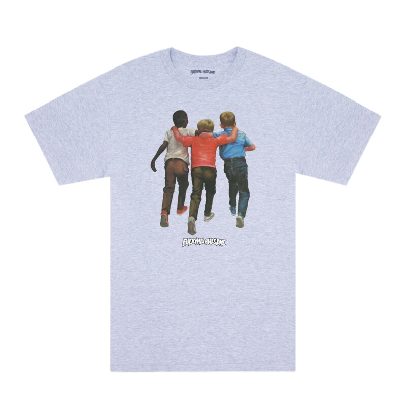 Fucking Awesome FA Kids Are Alright Tee Heather Grey