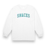 Quartersnacks Quartersnacks Snacks Varsity L/S Tee White